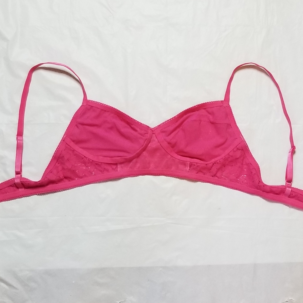 Aerie Pink Lace Bralette - Picture 4 of 6